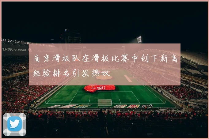 南京滑板队在滑板比赛中创下新高经验排名引发热议